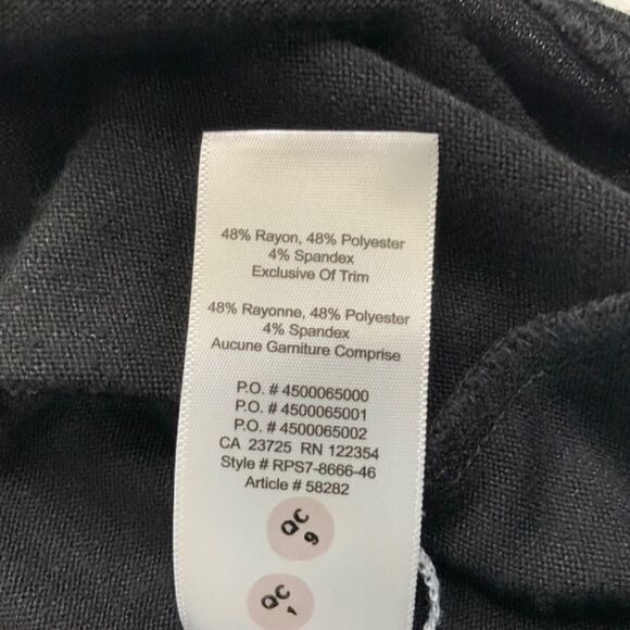 WILFRED FREE Rayon Poly Spandex Blend Knit Mini Dress / Tunic w/Pockets Sz XS - Picture 8 of 10